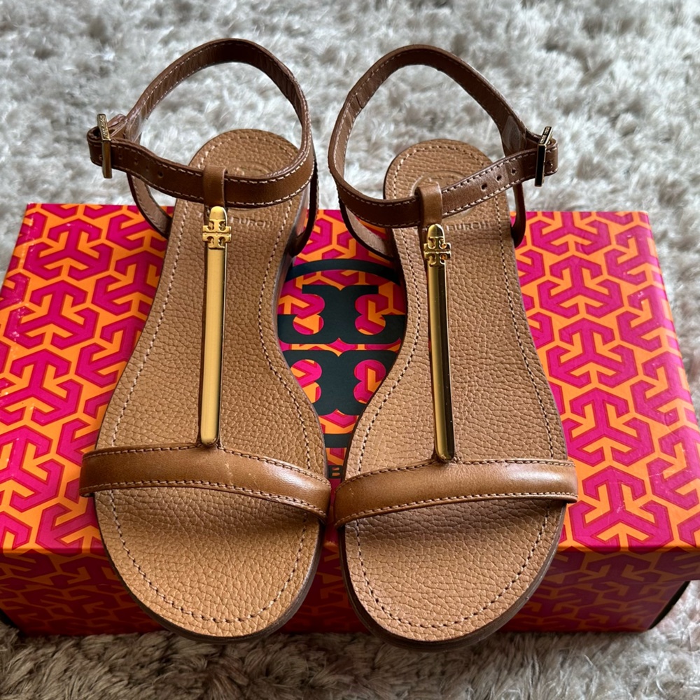 Tory Burch Pacey Flat Sandals; Sz. 6